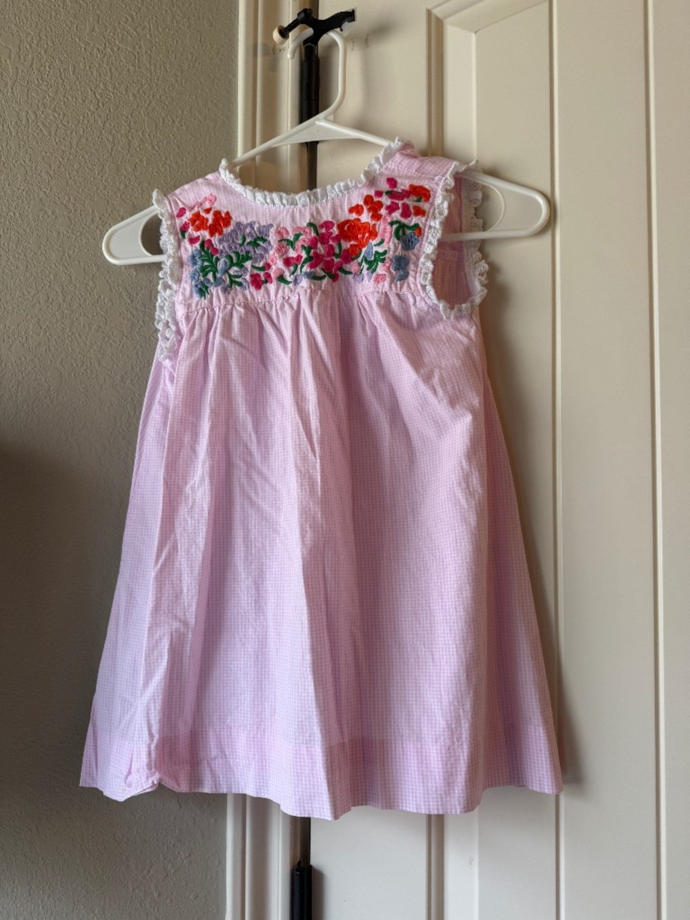Girls Pink Floral Dress